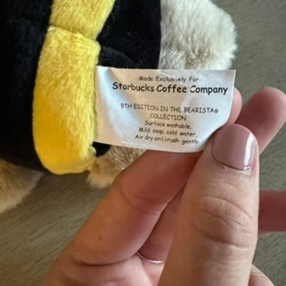 Starbucks Bearista Bee Mine‎ Bear Plush 9th Edition Collectible Toy Kids